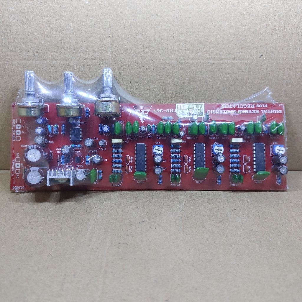 kit EFFECT echo REVERB 3 ic PT2399 plus regulator CKJ THB367