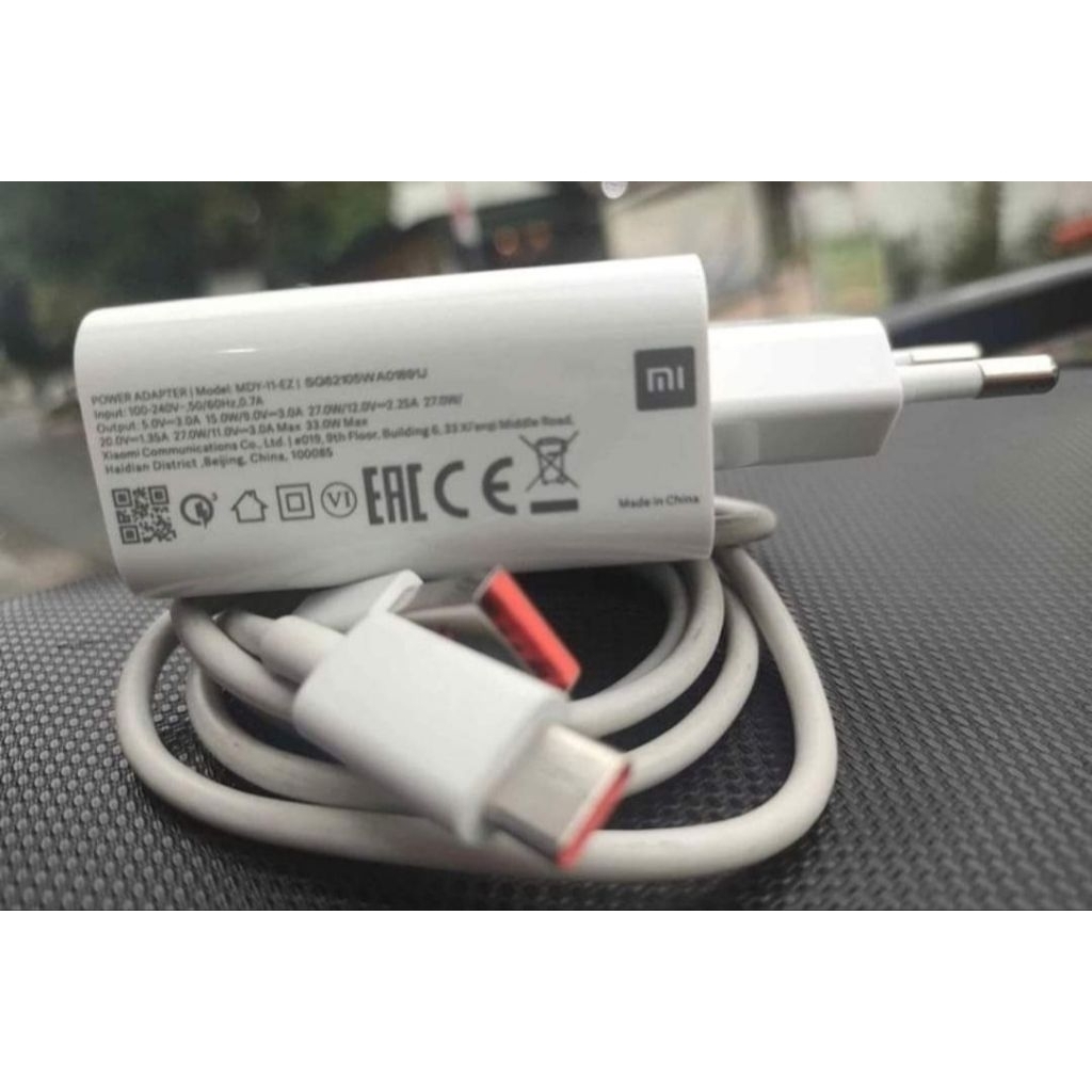 Charger Ori Copotan Redmi Note 9 Pro / Poco X3 33 Watt