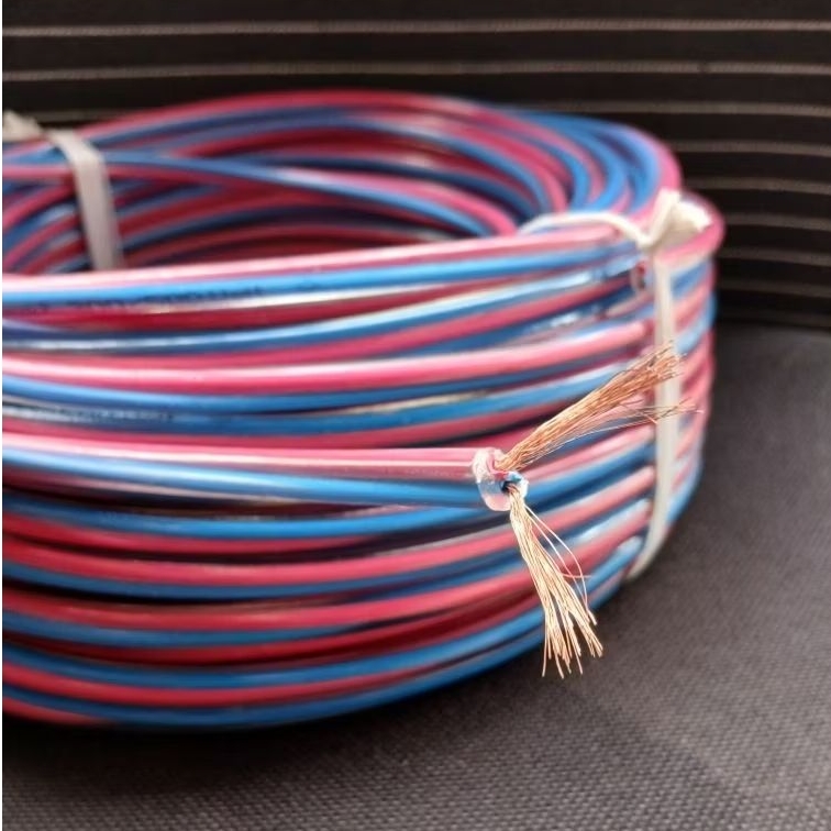 kabel HYO transparan 2x2.5 serabut tembaga murni