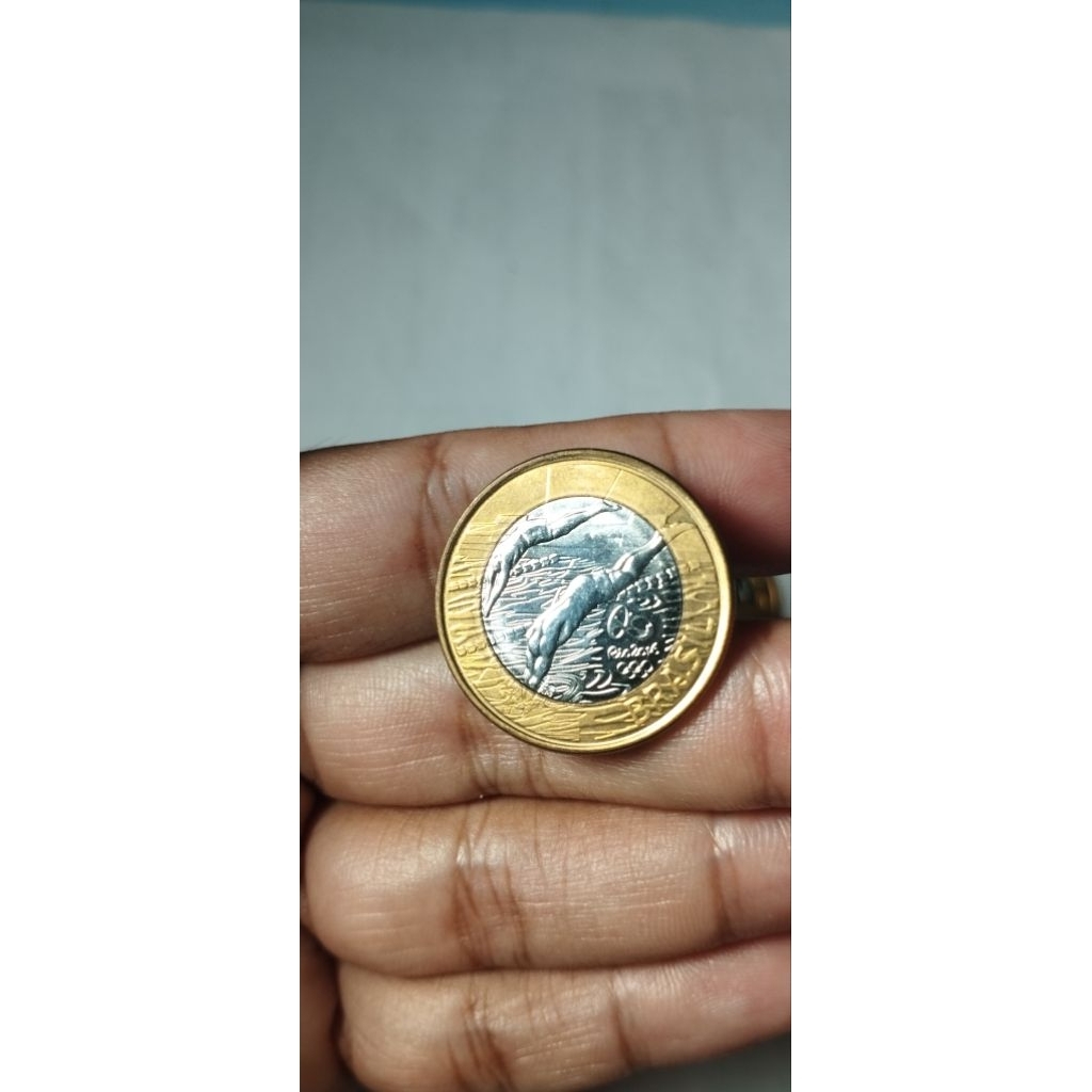 Koin 1 Real Olimpiade Rio 2016-Renang