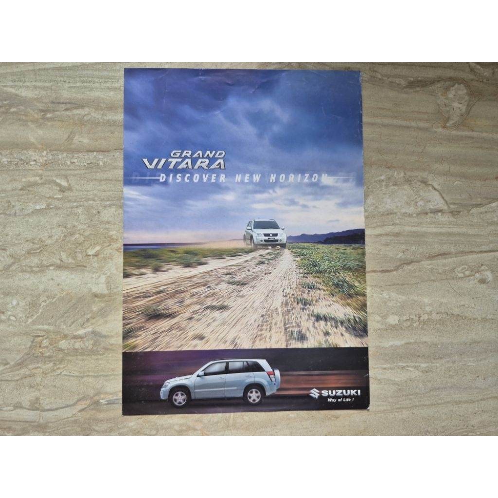 brosur katalog mobil suzuki grand vitara 2007 flyer