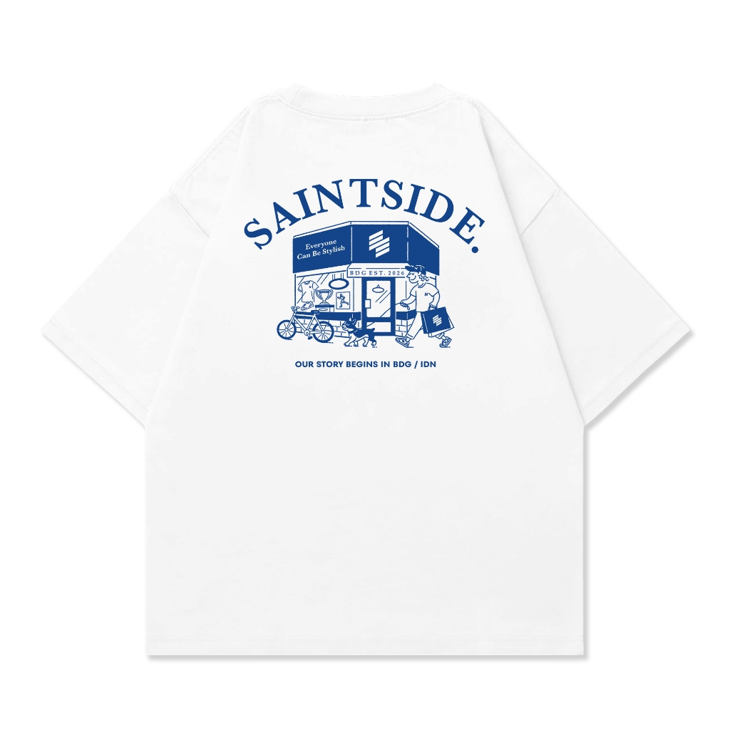 Saintside - Tshirt Oversize Cotton Premium 24 S Pria Jumbo