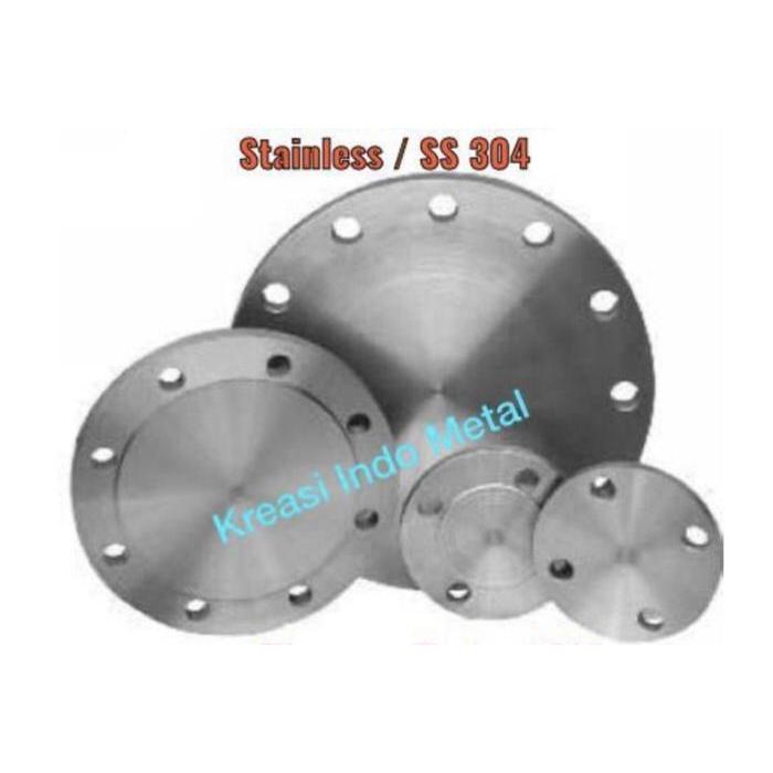 2" Blind Flange PN40 SS304 -Flange Buta PN 40 Stainless SS 304 DN50 50