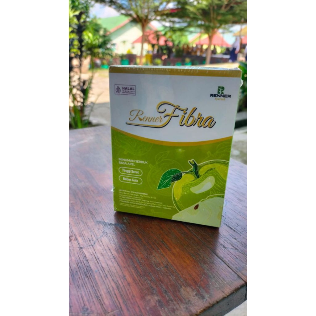 FIBRA MINUMAN SERBUK RASA APEL