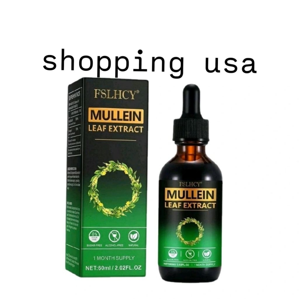 mullein Supplement untuk kesehatan paru-paru dan pernapasan mullein fslhc ORI USA