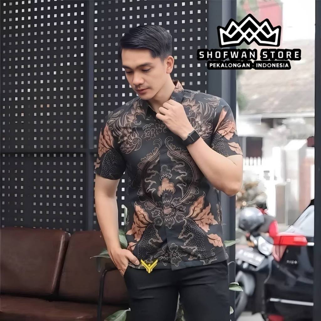 Hem Batik Terbaru Hits Viral Batik Pekalongan asli BAHAN KATUN (BUKAN POLYMIKRO) Baju Kemeja Batik P