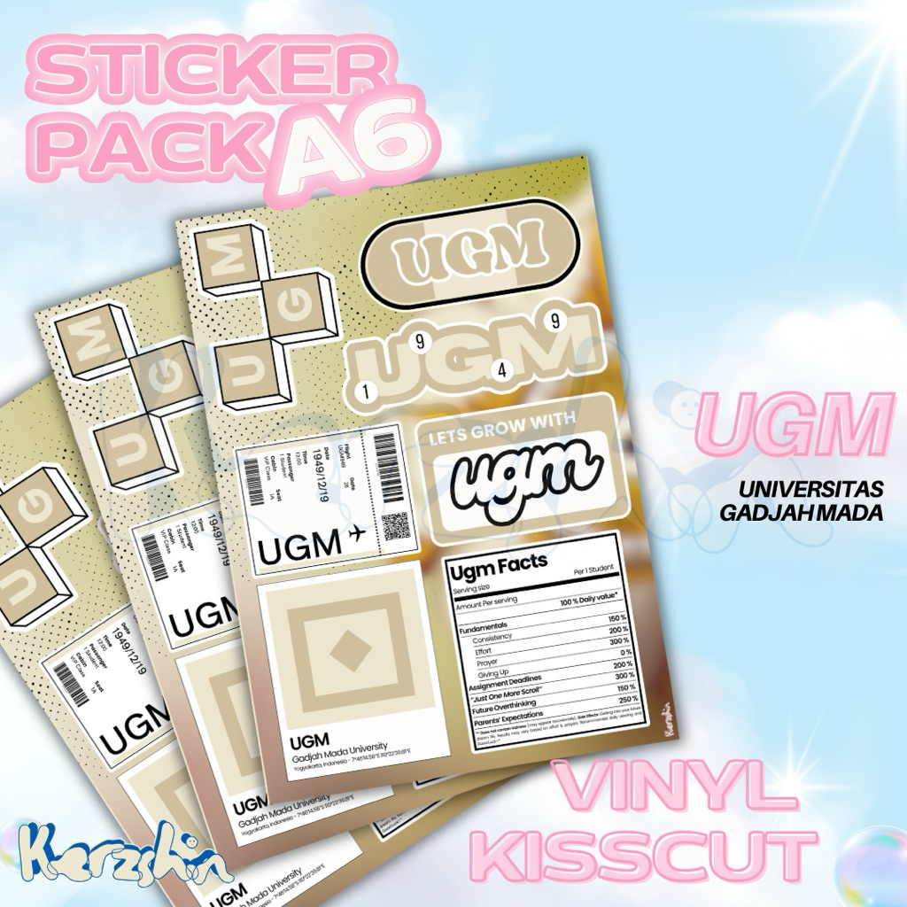 [NEW] Stiker Universitas - UGM