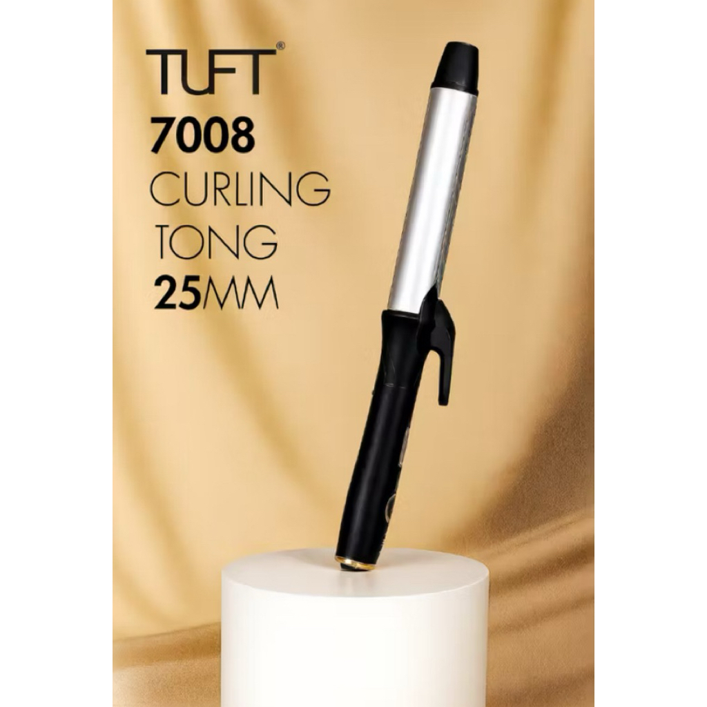 TUFT 7008 Catokan Curly Rambut Curling Iron 25mm - Catok Curly Profesional Untuk Salon & Rumah - Cat