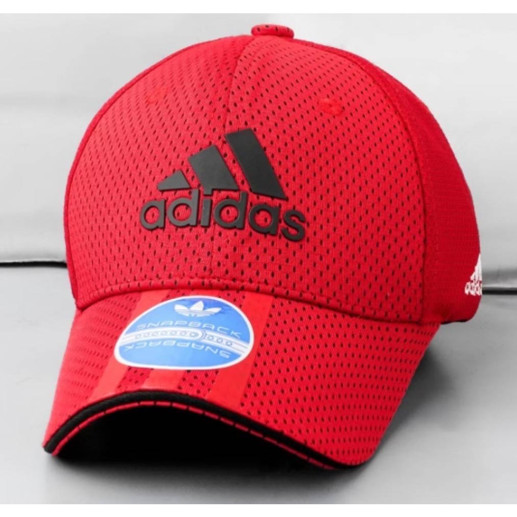 TOPI BASEBALL ADIDAS SNAPBACK SIMPLE MODEL ORIGINAL RED CAPS / TOPI PRIA WANITA FULL SET / TOPI BEST
