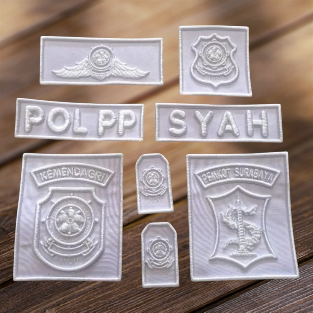 BORDIR ATRIBUT SATPOL PP