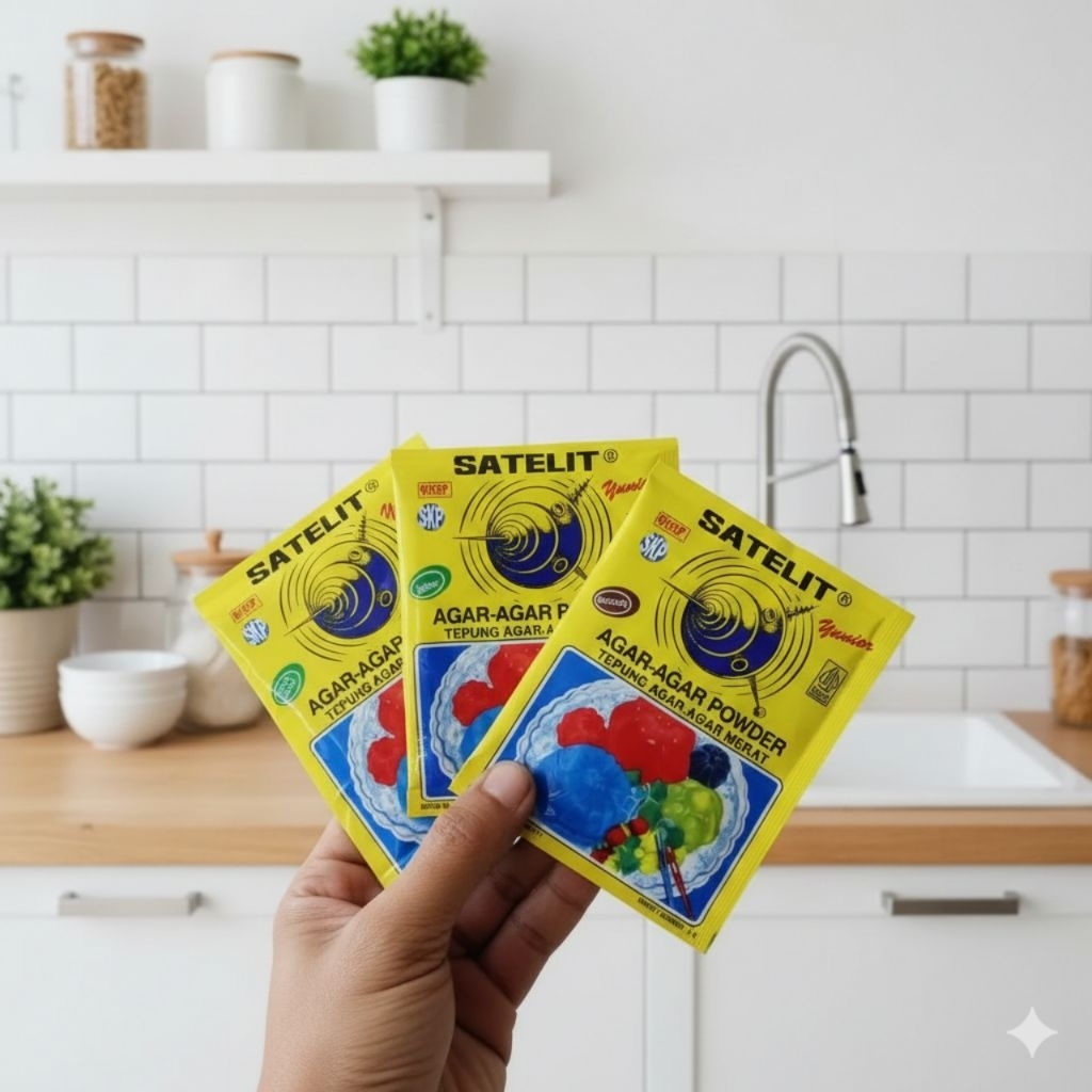 ( ECERAN ) AGAR-AGAR  SATELIT YUNIOR / AGAR-AGAR POWDER SATELIT