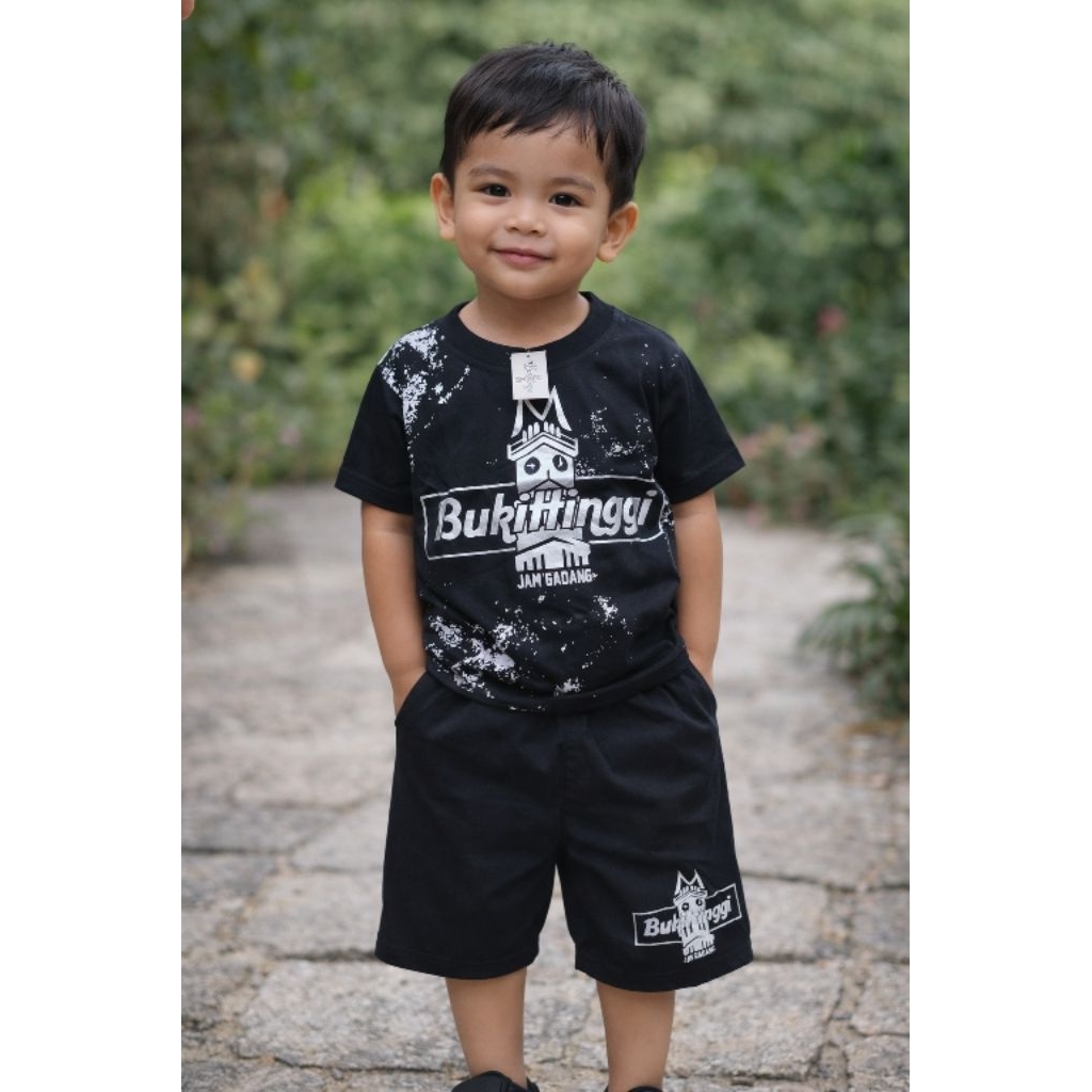 BAJU KAOS ANAK-ANAK BUKITTINGGI/OLEH-OLEH JAM GADANG/SOUVENIR  BUKITTINGGI