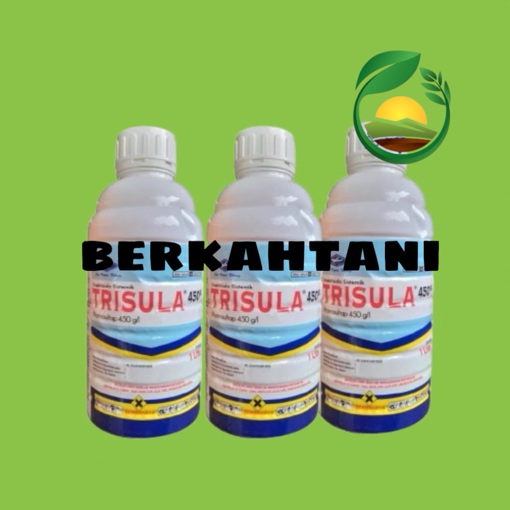 Trisula 450SL 1 Liter Insektisida Sistemik Monosultap 450 g/l Basmi Hama Ulat Grayak Kutu daun Hama 