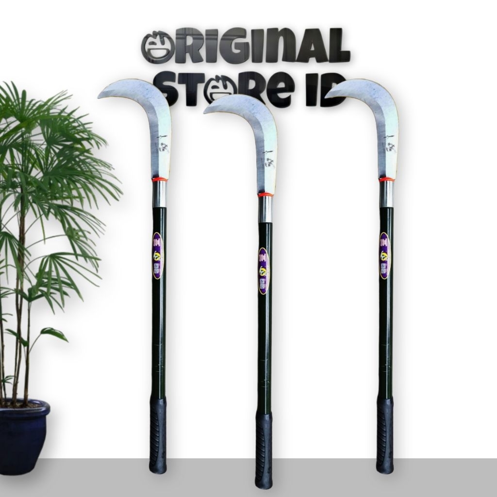 alat perkebunan serbaguna - pemetik buah pisang, kakao / kastrasi / penyiang rumput multifungsi cap 