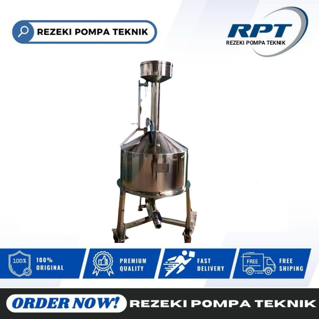 Bejana Ukur 100-200 Liter Bejana GOLDEN POWER Material Stainless Steel 304 Tebal