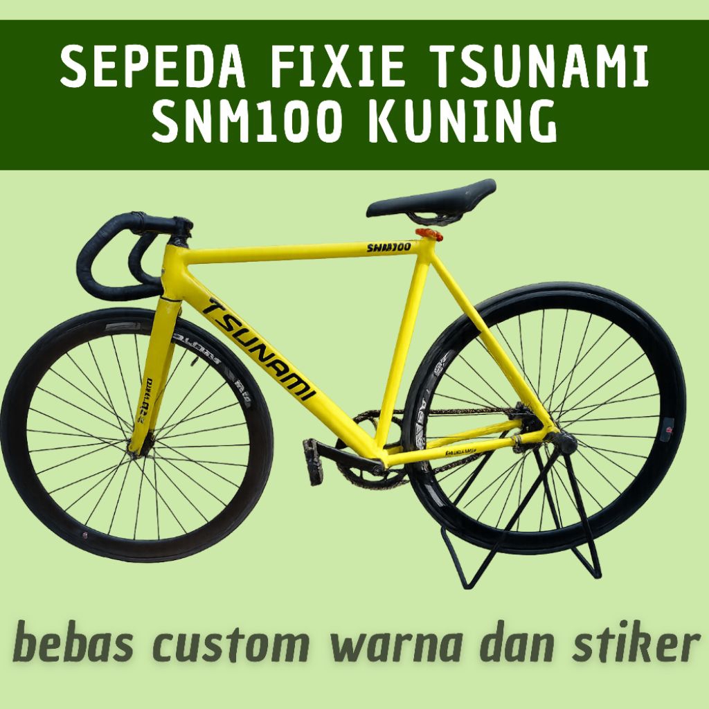 Fullbike Fixie Tsunami SNM100 Kuning