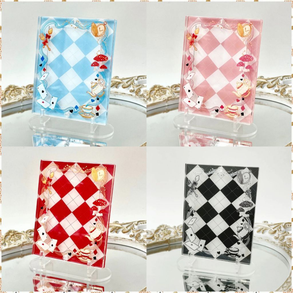 3Inch Acrylic Photocard Polaroid Frame Display Holder Alice In Wonderland / Photocard PC Holder Akri