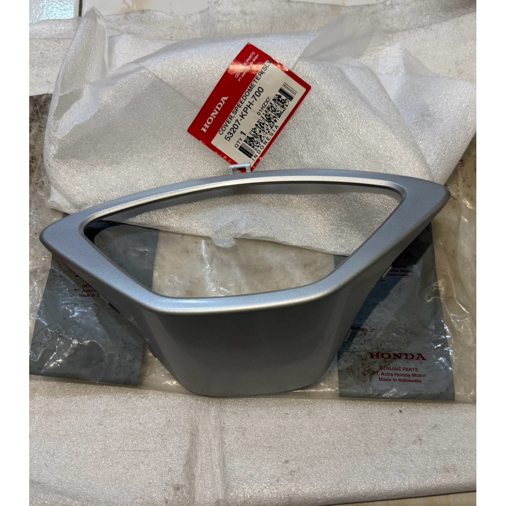 Cover Speedometer Batok Belakang Supra X125 Silver Ori AHM 53207KPH700