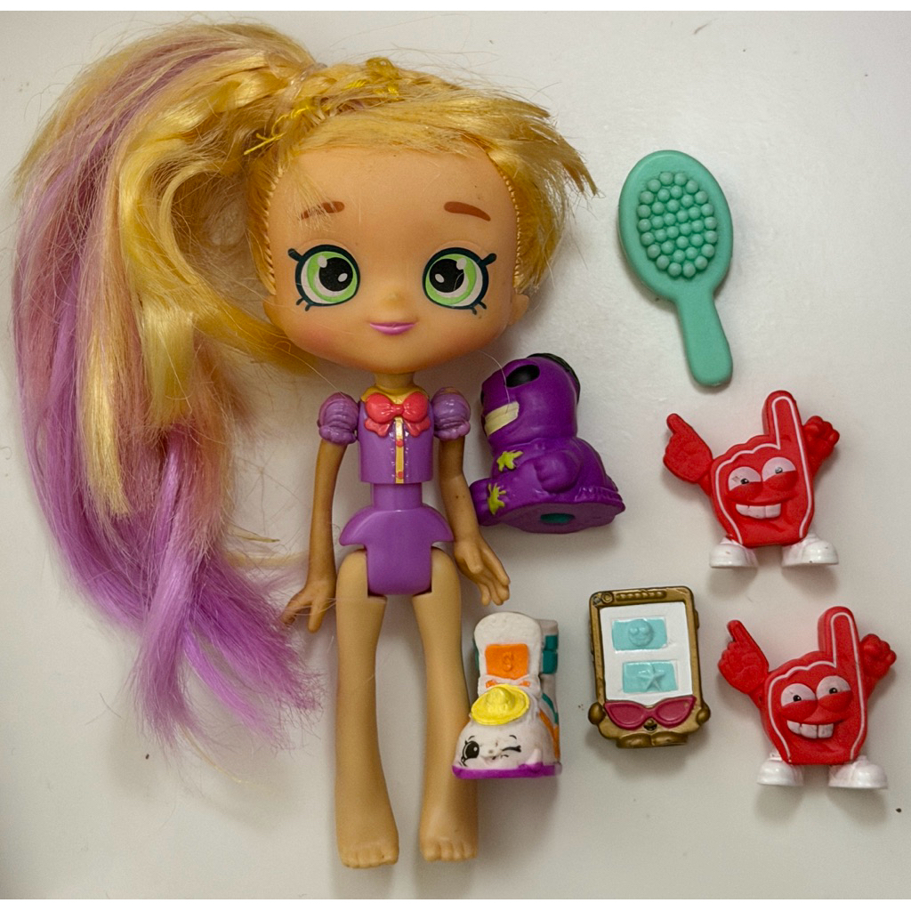 TAKE ALL shopkins & shoppies doll pam cake ORI moose