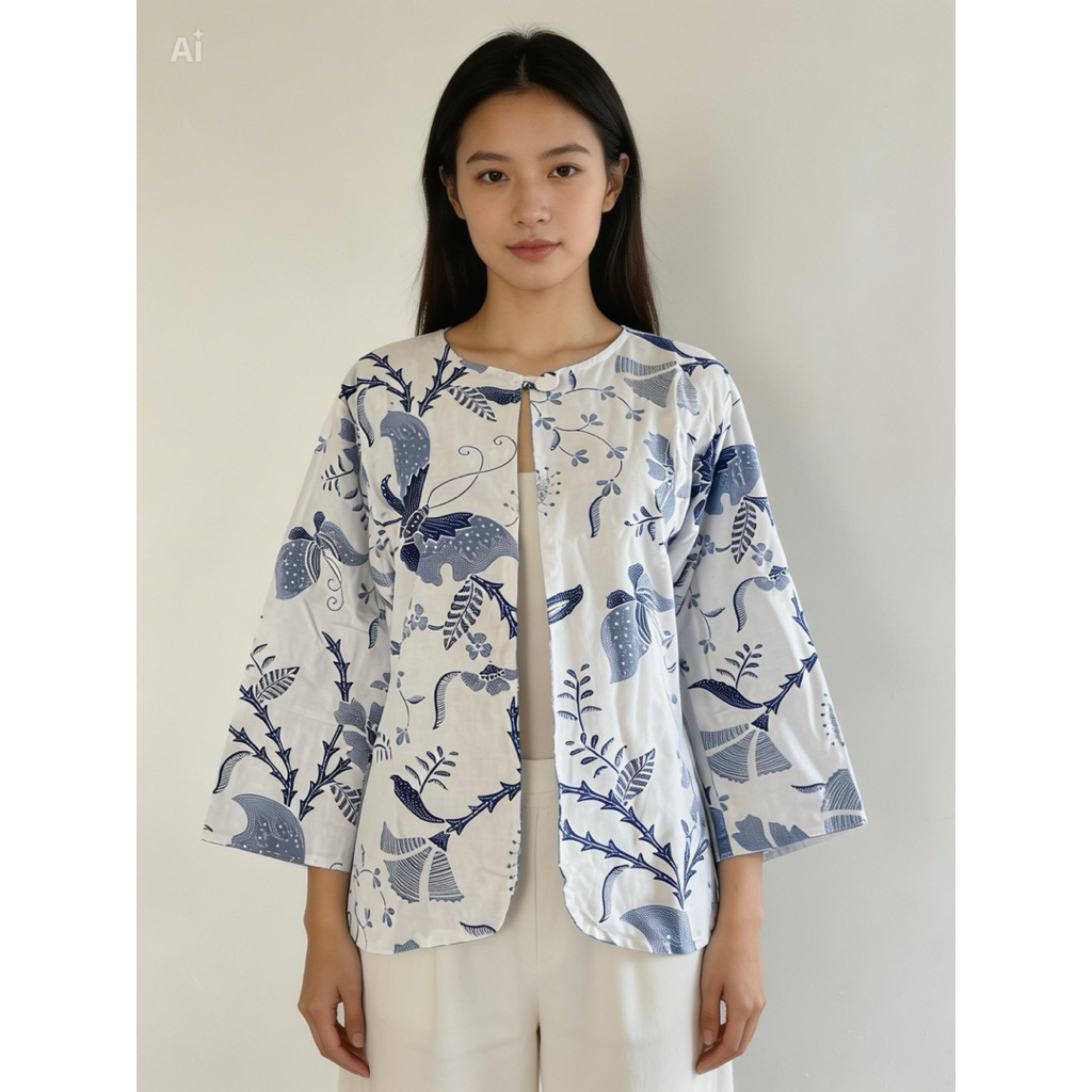 outer batik lengan panjang// outer lengan panjang// outer bolak balik