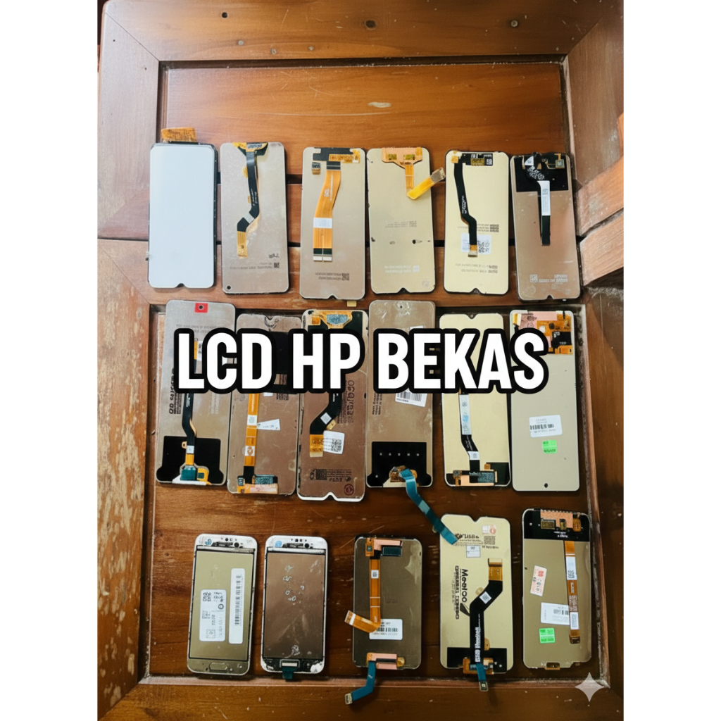 LCD HP Bekas Original Copotan - Berbagai Tipe & Ukuran - Touchscreen bekasan hp rusak - Ready Stock
