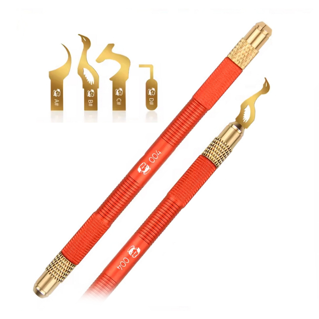 Pisau IC Mechanic BGA Repair Blade Set 004 Pisau Pen Cutter Pisau IC ORI