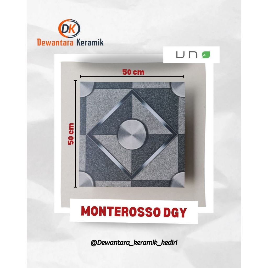 Keramik Cutting Kasar 50x50 UNO Monterosso DGY