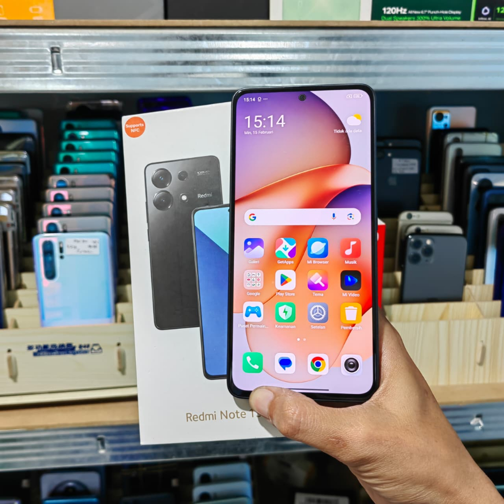 XIAOMI REDMI NOTE 13 4G SECOND 8/256GB ORIGINAL GARANSI RESMI