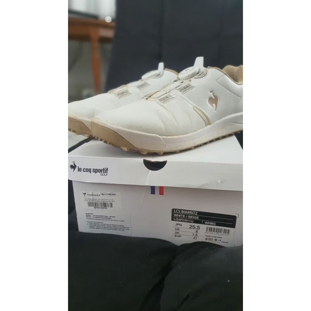 LE COQ SPORTIF GOLF Biarritz Unisex Spikeless Golf Shoes EUR 41