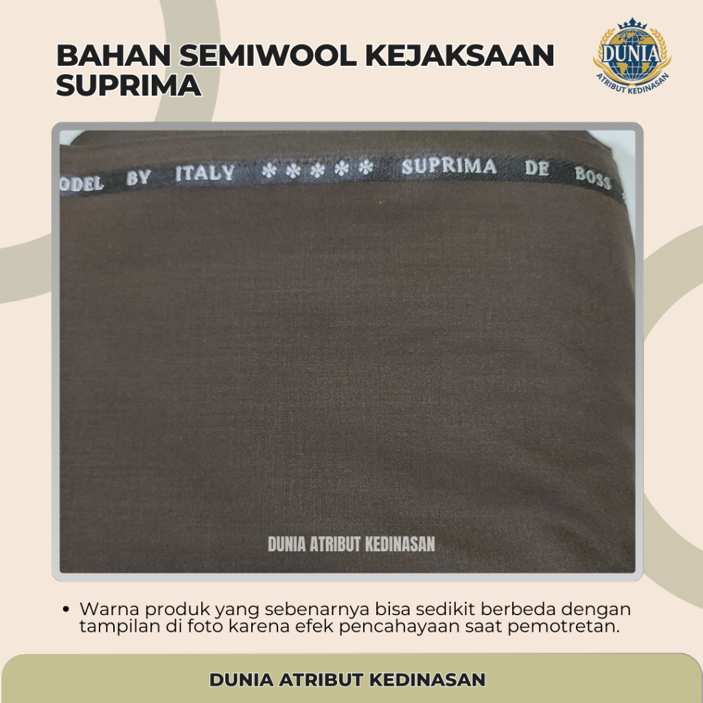 Bahan Semiwool Kejaksaan Suprima De Boss
