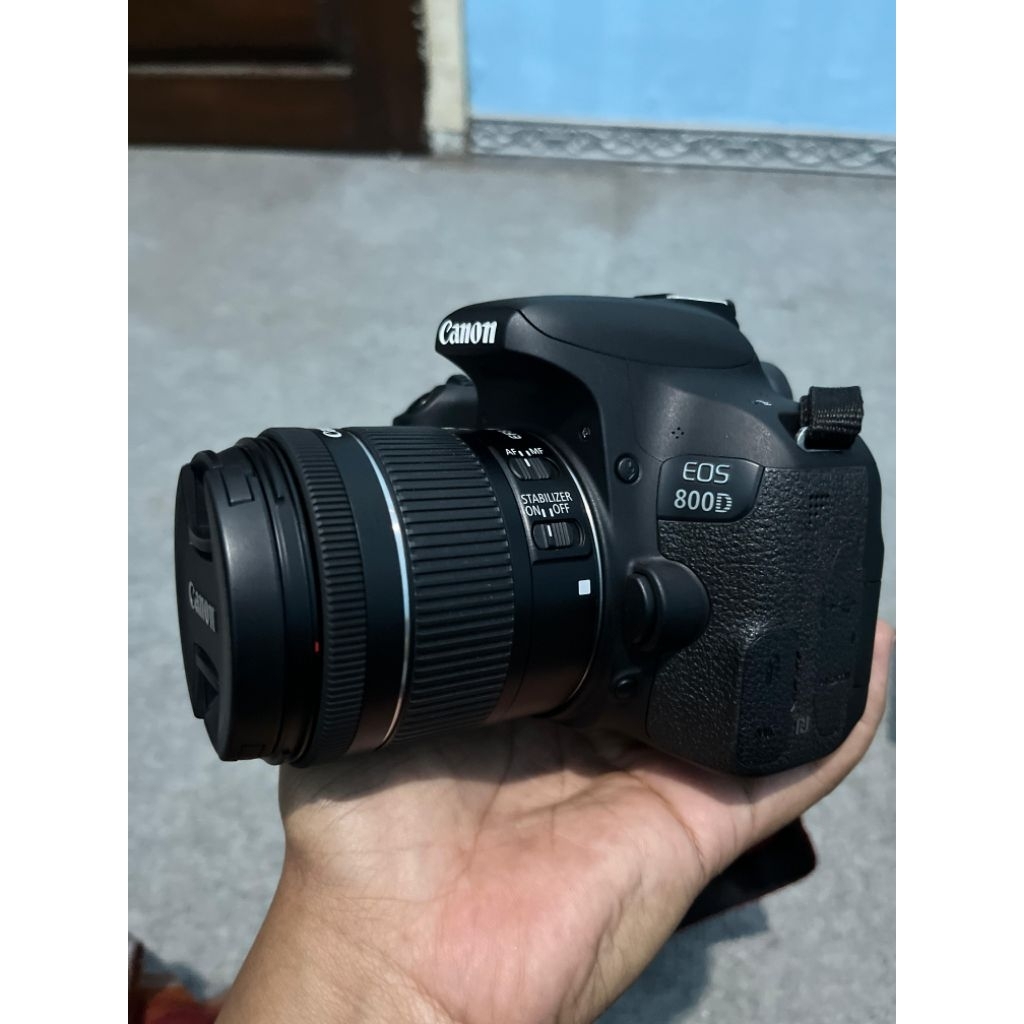 KAMERA CANON EOS 800D EF-S 18-55 IS STM | Kit - SECOND LIKE NEW