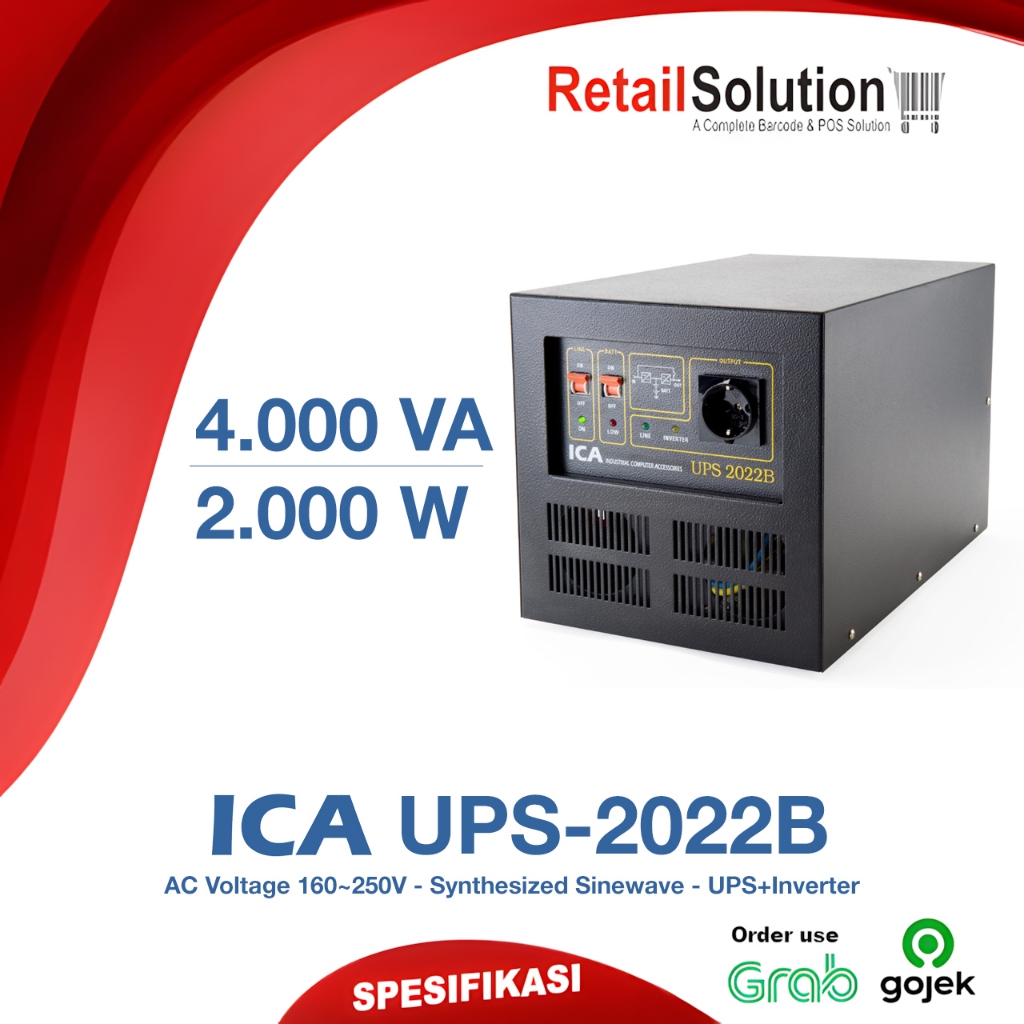 UPS Inverter 4000VA 2000W - ICA UPS2022B UPS-2022B UPS2022