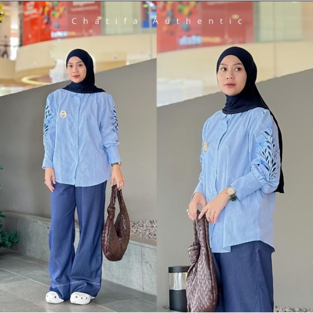 Set Celana Wanita Premium AZZURA BY CHATIFA AUTHENTIC Original
