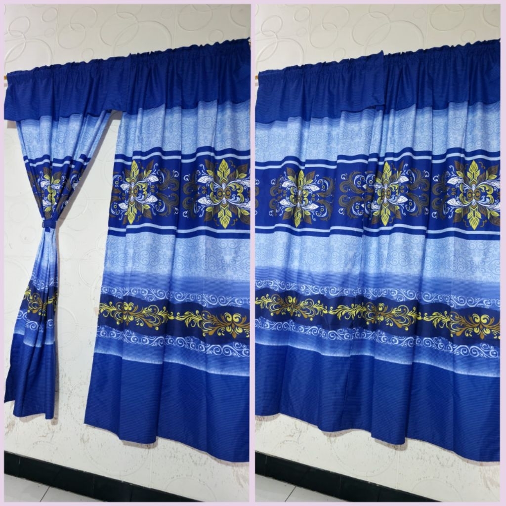 Gorden serut ukuran 100x200 pintu/jendela