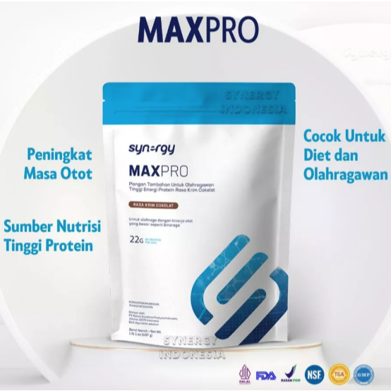 MAXIMUM PROTEIN Synergy Susu Protein untuk Membantu Massa Otot Naik