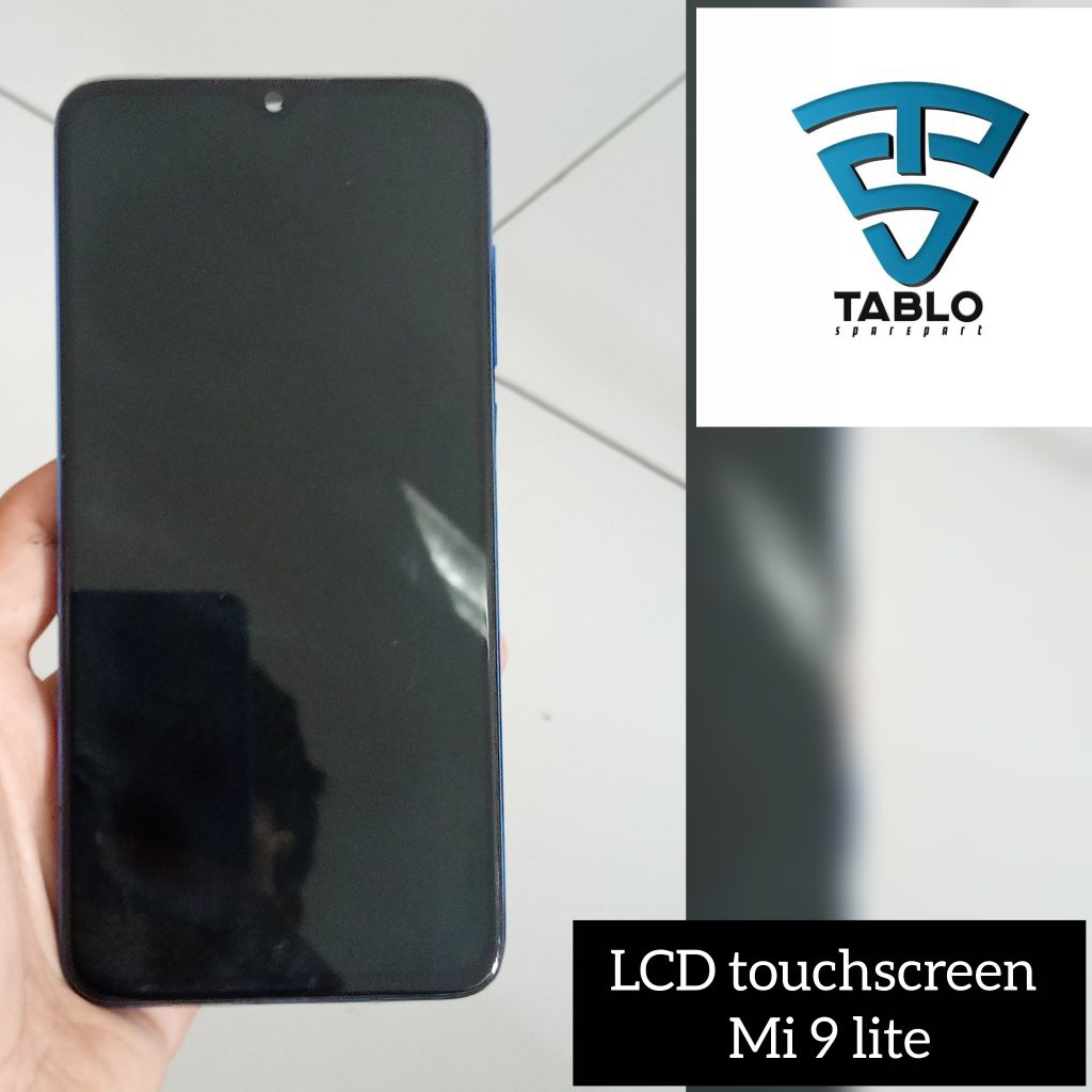LCD plus frame Mi 9 lite ORI copotan hp