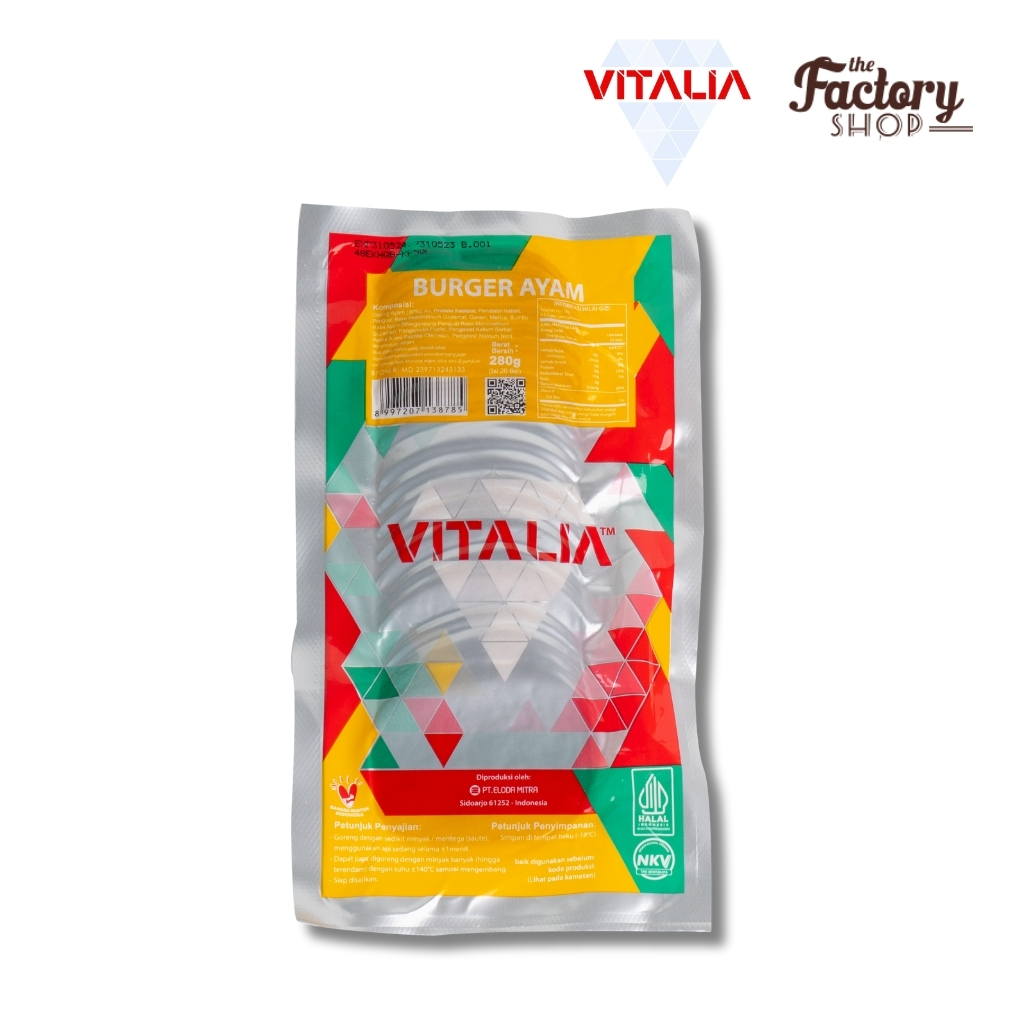 VITALIA BURGER AYAM 280G (9915280301)