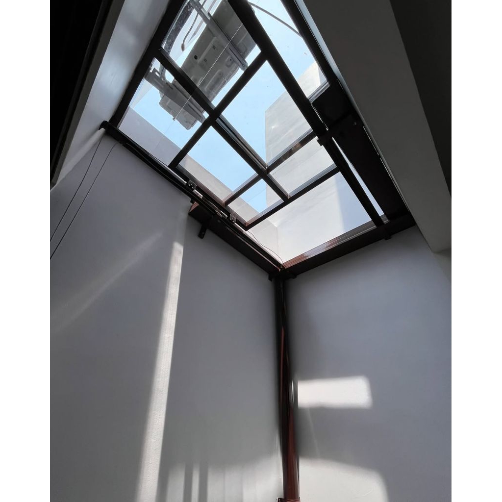 Kanopi Sliding Atap Solar Plat