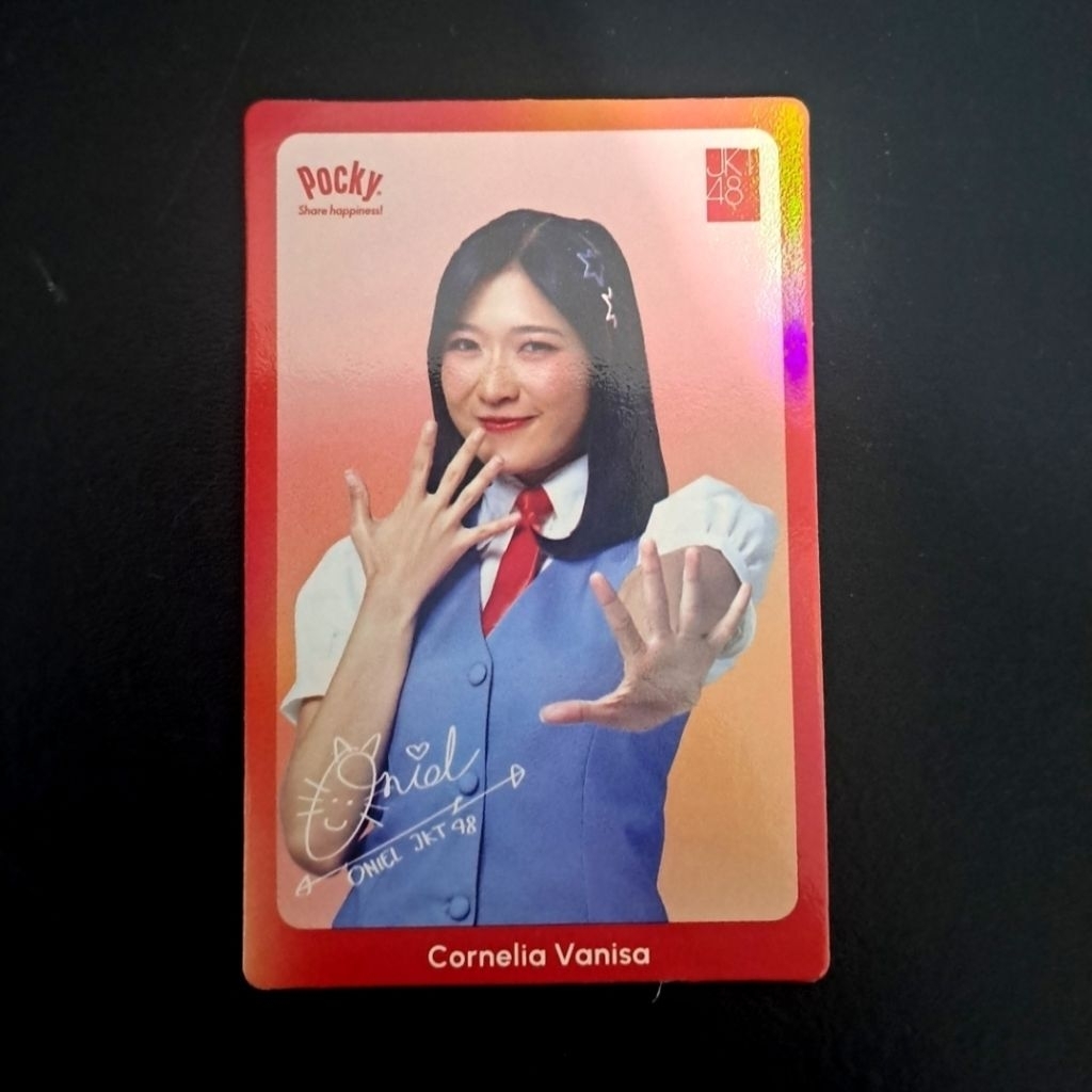 Kartu Pocky x JKT48 Cornelia Vanisa