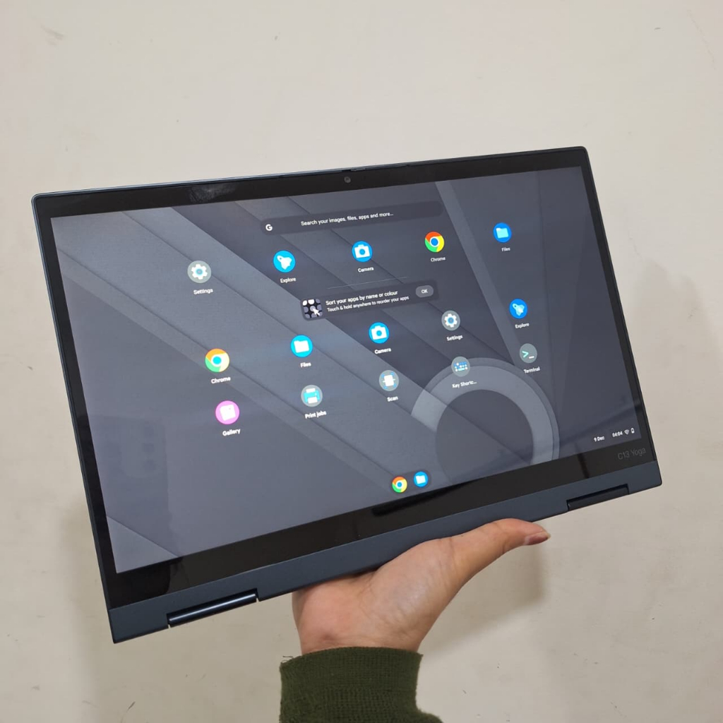 Lenovo Thinkpad C13 Yoga Touch Chromebook Ryzen 5 3500C RAM 8GB SSD 256GB Bergaransi