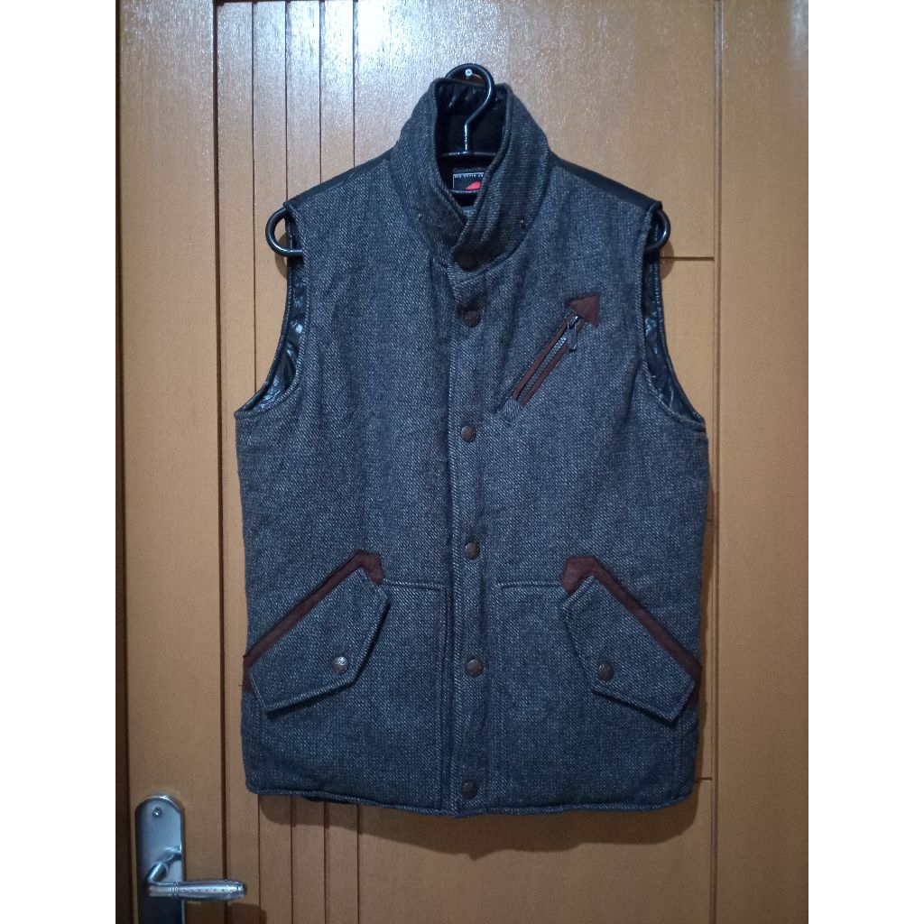 Jaket Rompi Lee Cooper Vest Abu Misty Size M