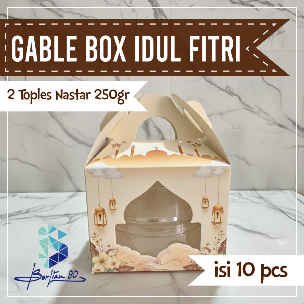 Gable box idul fitri gable toples nastar isi 2 250 gram box hampers idul fitri