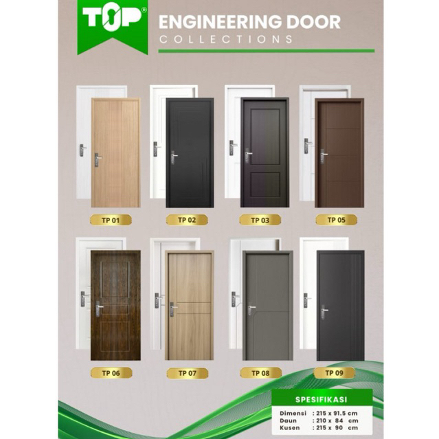 KODAI Engineering Door 90x215cm Anti Rayap