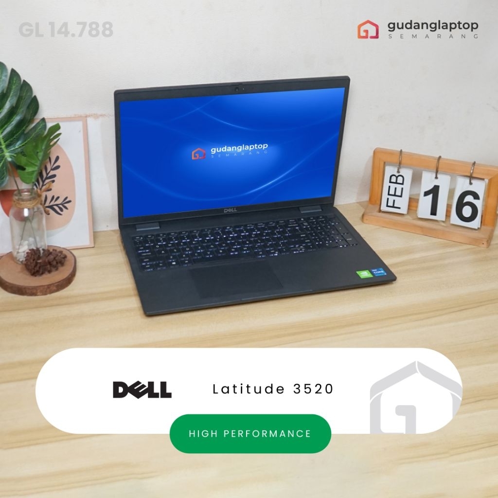 DELL Latitude - 3520 Core i5 - 1135G7 8/512 MX450 Webcam, WiFi, Bluetooth, NumPad, Backlight Keyboar