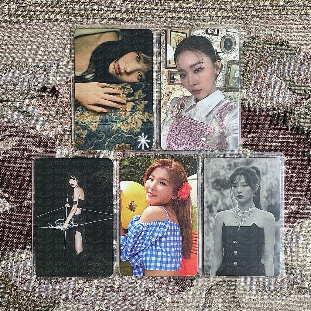 [OFFER/TAKE ALL ONLY] Red Velvet SEULGI rare photocard | chill kill wonhyeongdeul fmr fansign winner