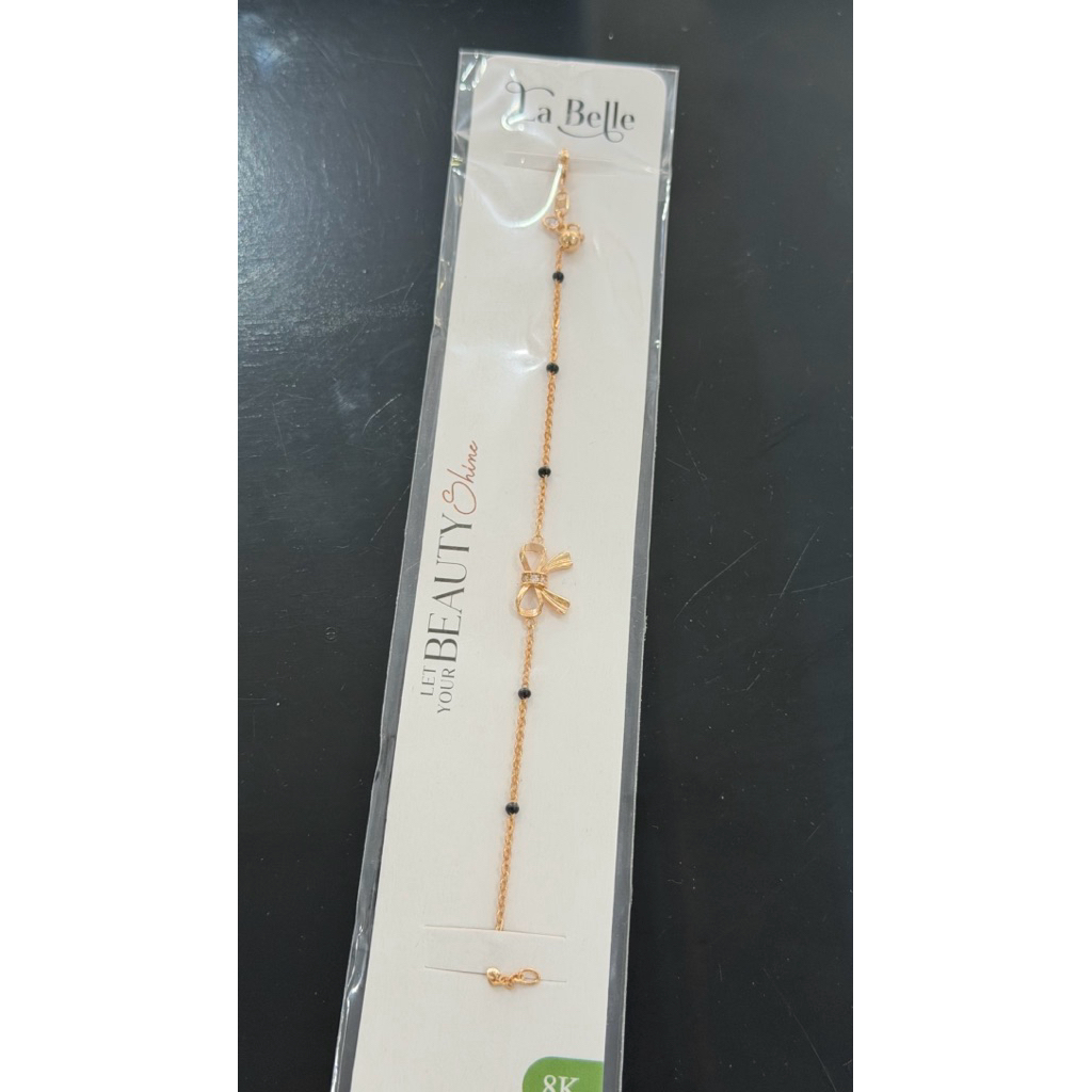 gelang FITA BOBA HITAM 8k Toko mas murni Kedungwaringin