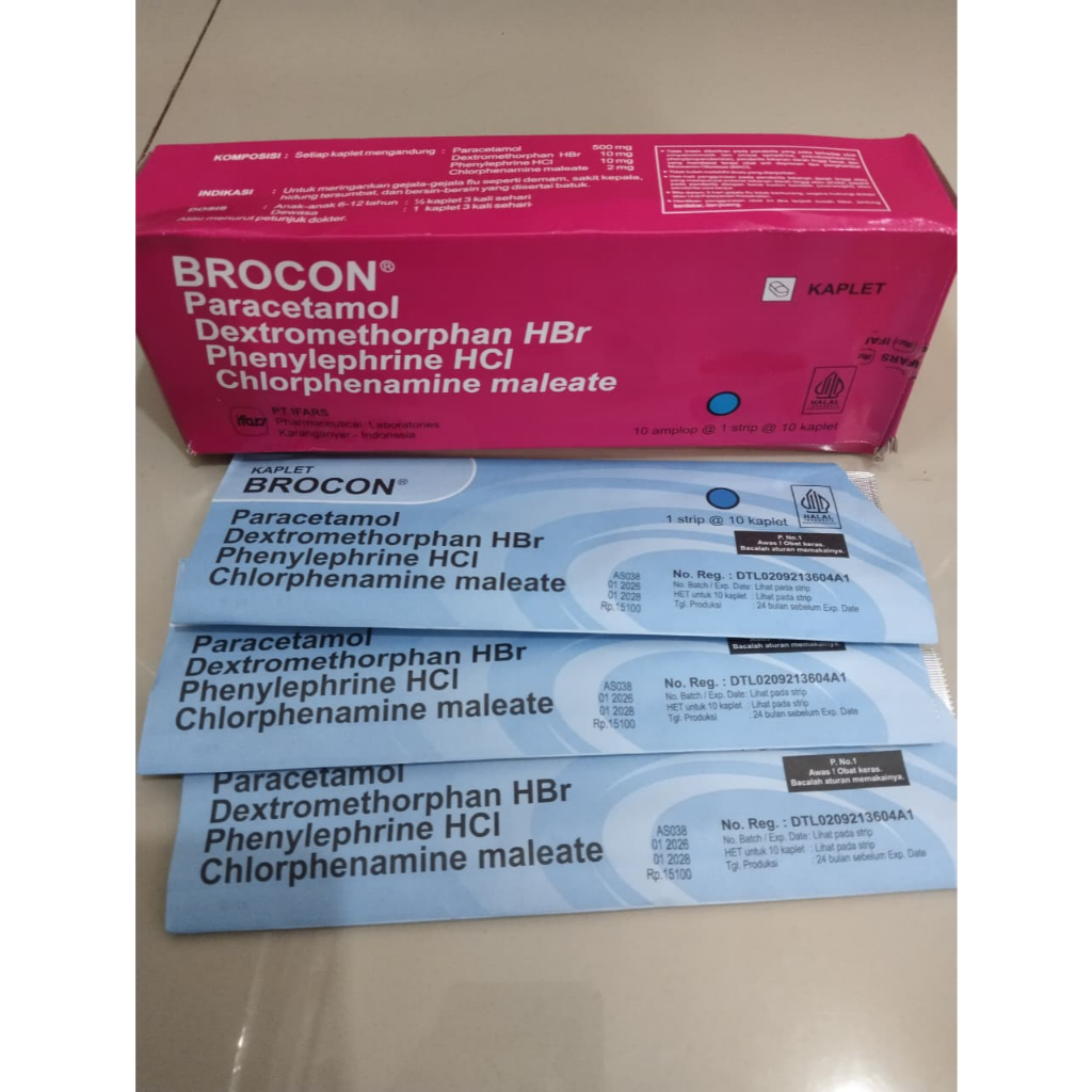 BROCON TABLET UNTUK BATUK BERDAHAK