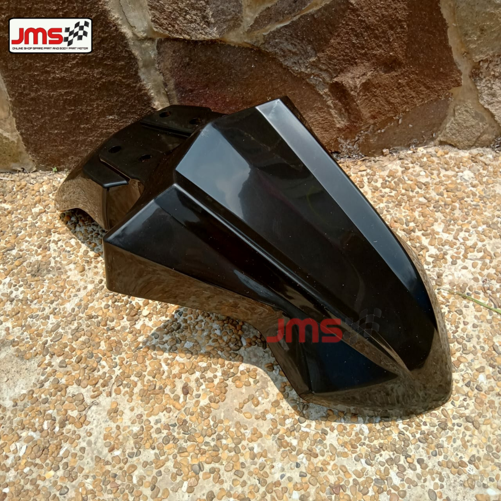 Spakbor Depan Motor Matic KSR X-Ride Milan Cross - Hitam, Lentur & Anti Pecah