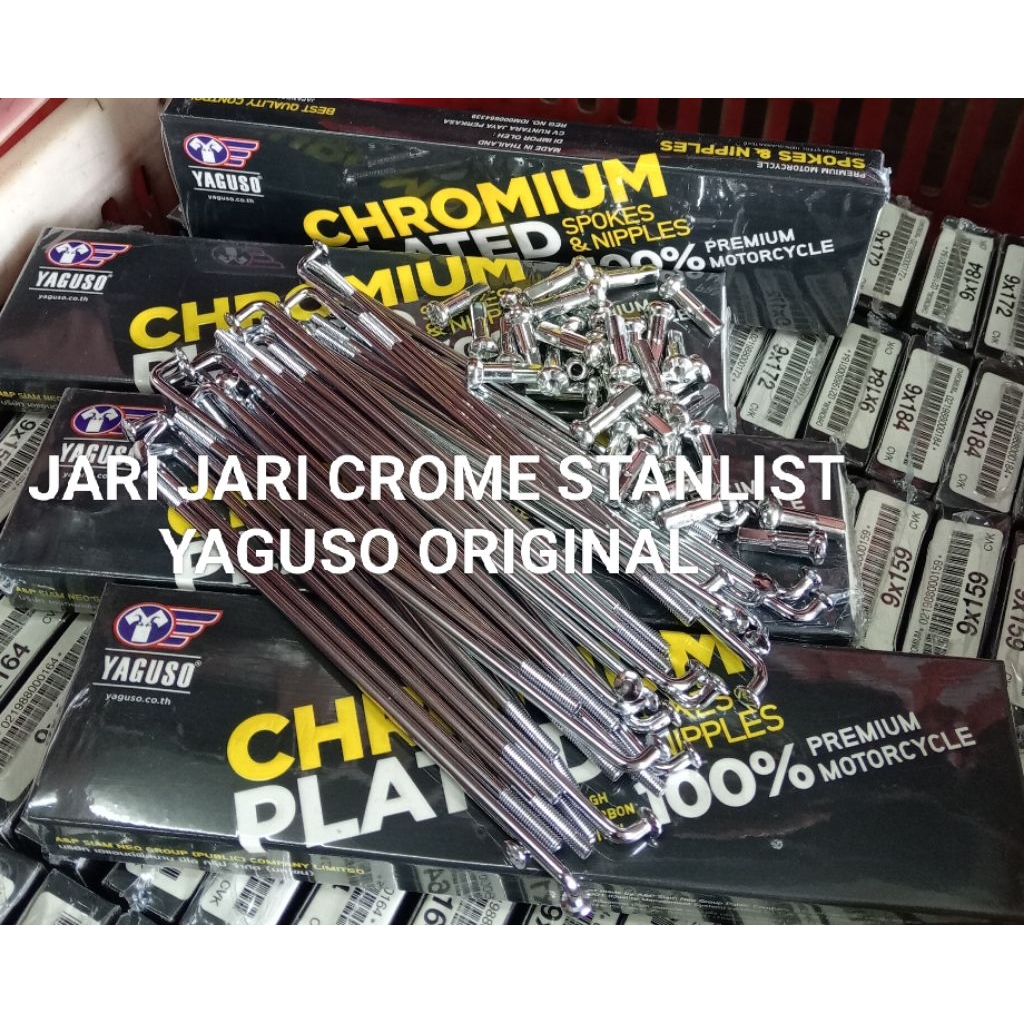 JARI JARI RUJI YAGUSO THAILAND CROME STANLIST MODEL TDR UNIVERSAL RING 14/16/17/18 UKURAN 89/120/130