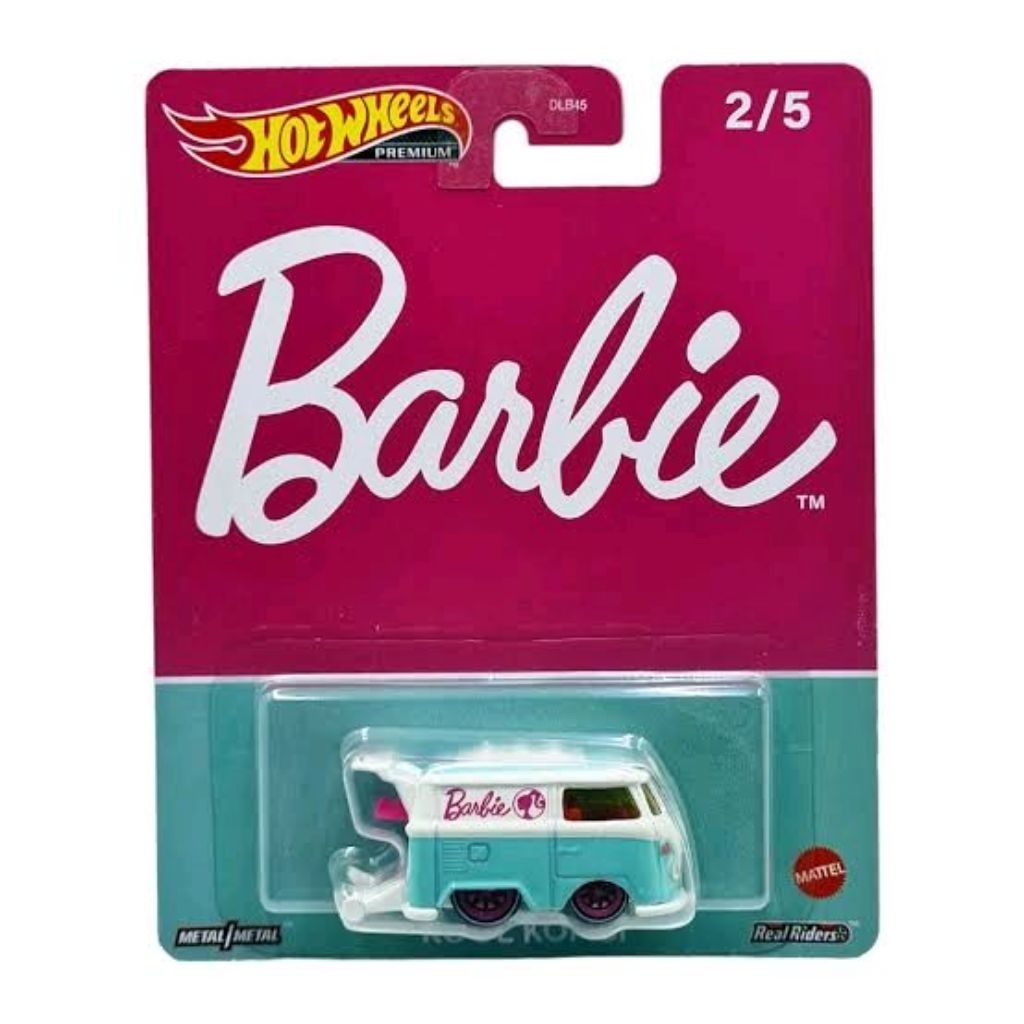 Hot Wheels Premium VW Kool Kombi Barbie Hotwheels